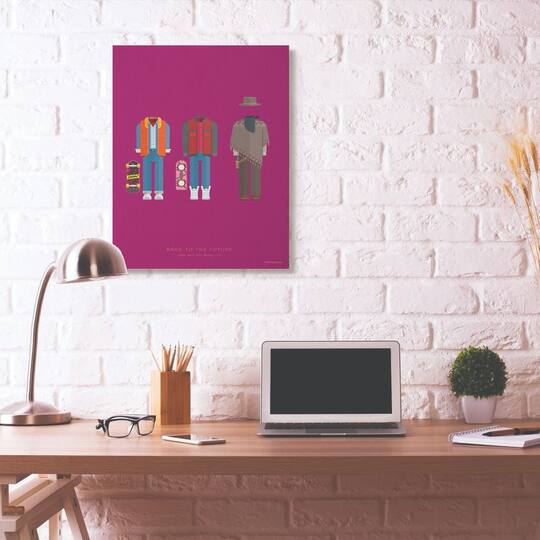 Stupell Industries Back to the Future Famous Characters Fashion Design Wall Accent